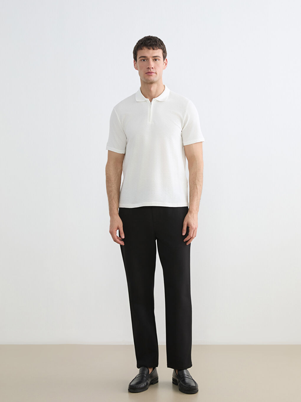 Textured Polo Shirt for Men-1