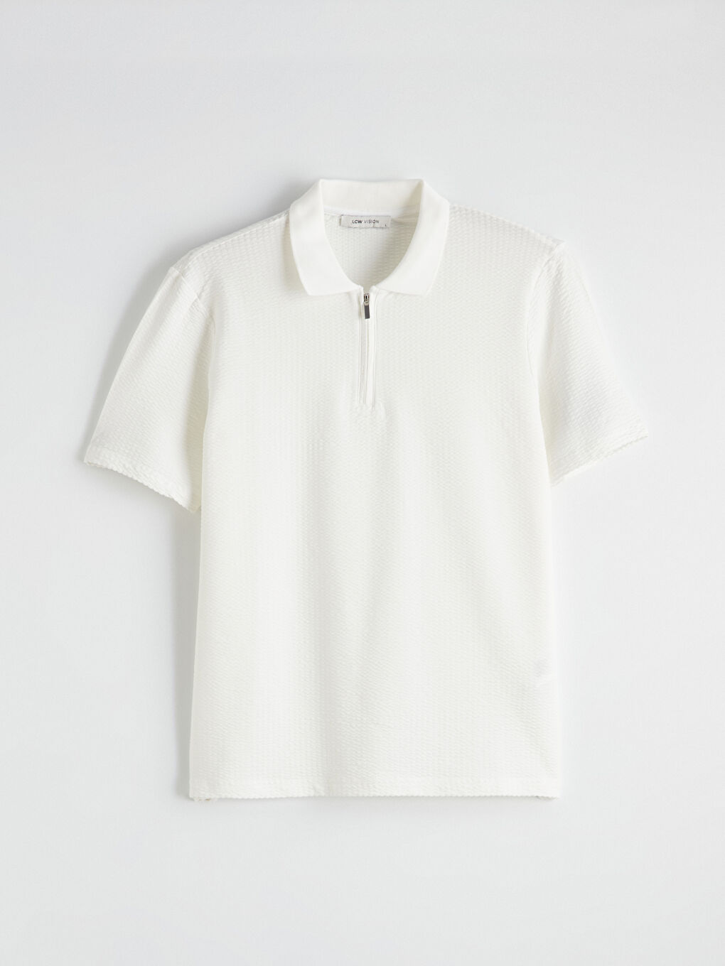 Textured Polo Shirt for Men-4