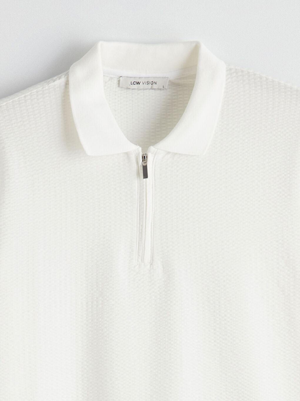 Textured Polo Shirt for Men-5