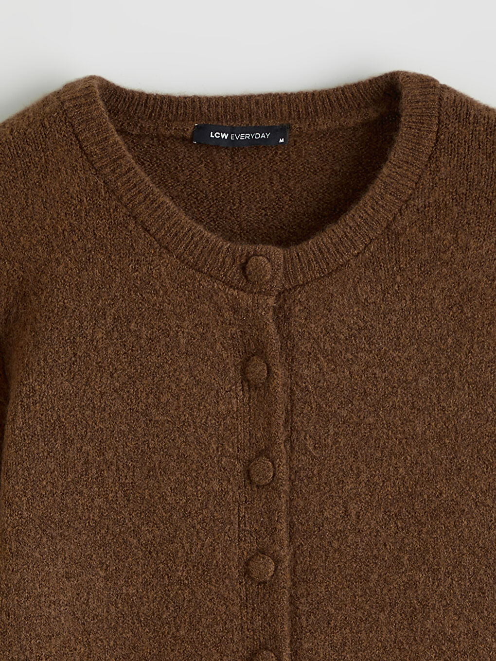 Crew Neck Women's Knitwear Cardigan-5