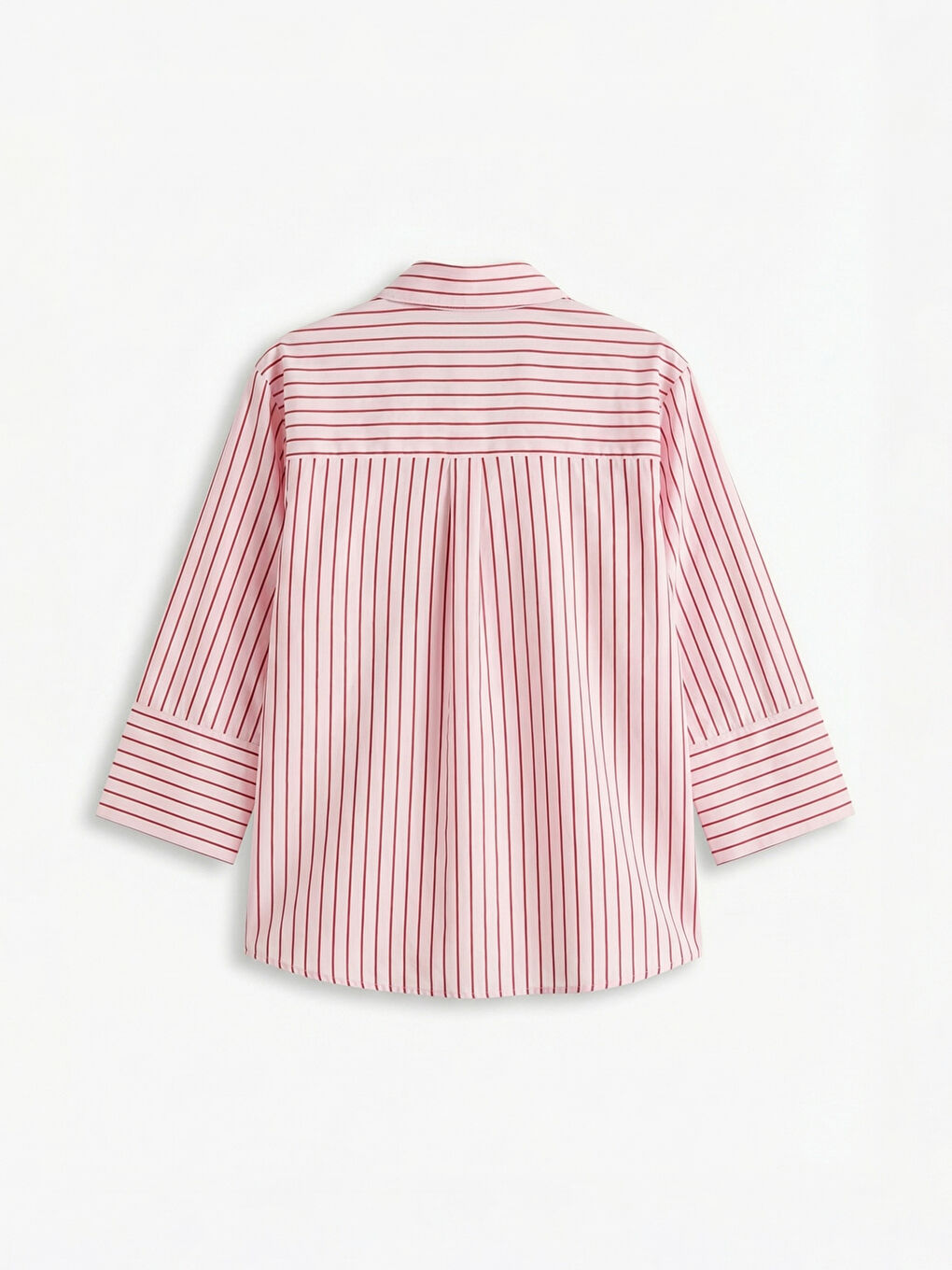 Ženska košulja od prugastog poplina-5