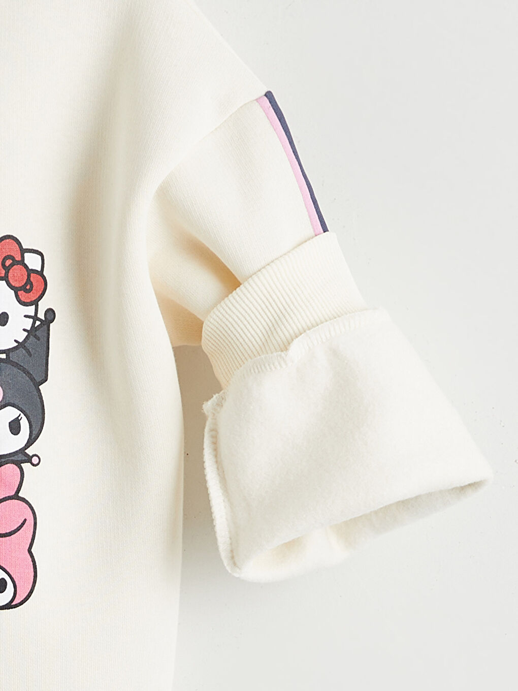Lacivert Hello Kitty Baskılı Kız Çocuk Sweatshirt ve Eşofman Alt-7