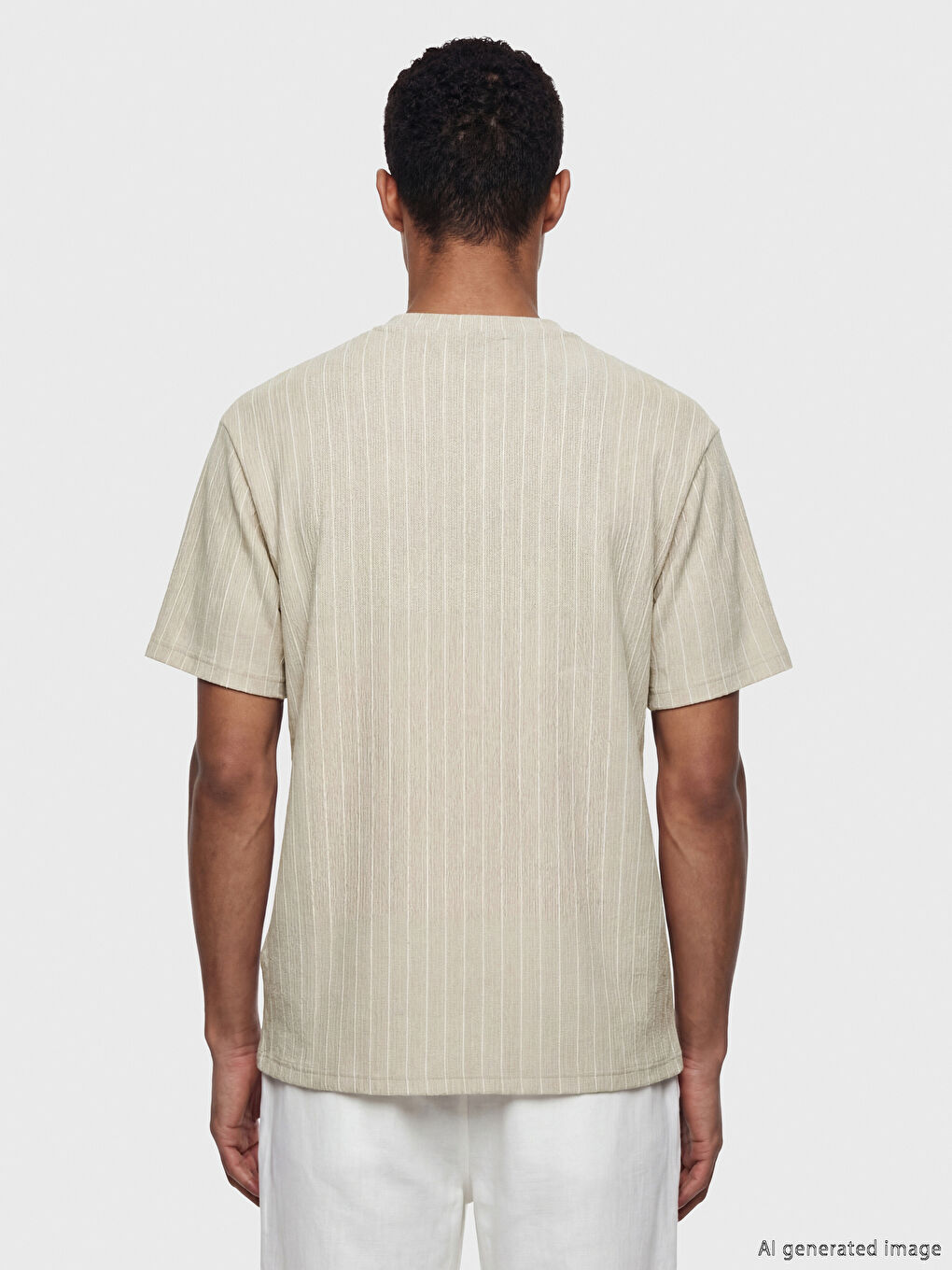 Man BEIGE T-Shirt-3