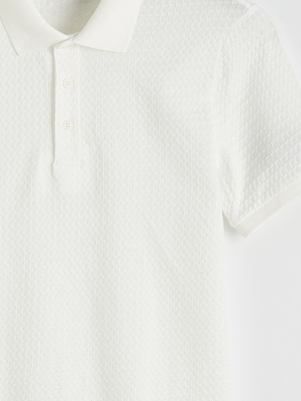 Textured Polo Shirt for Men-5