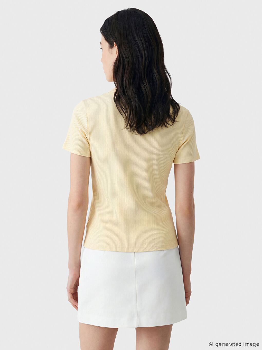 Polo Collar Women's T-Shirt-2
