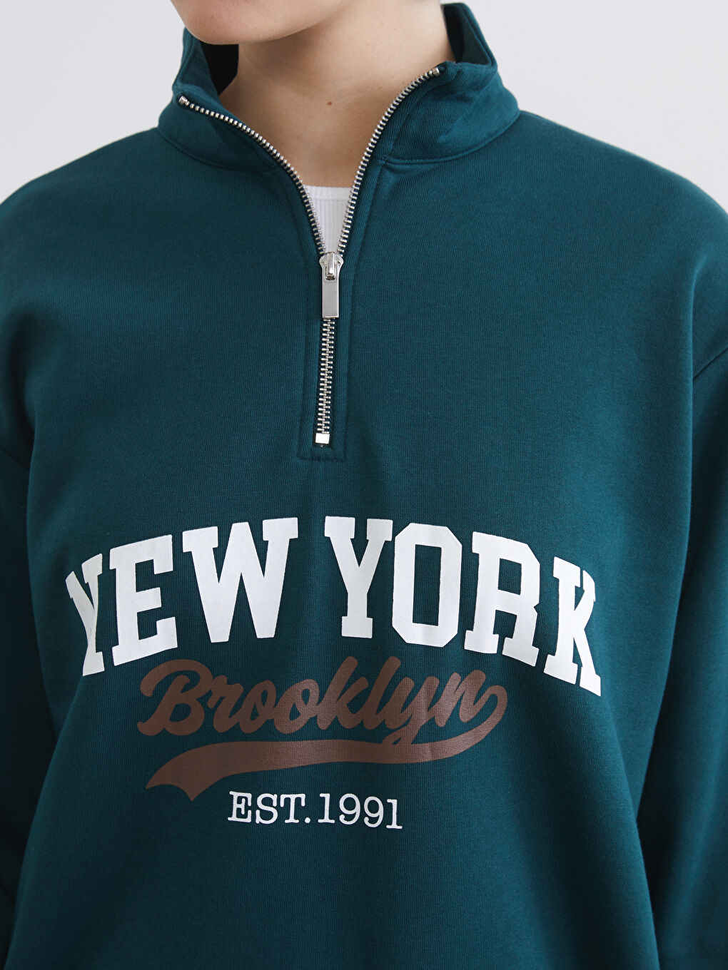 Woman GREEN Sweatshirt-2