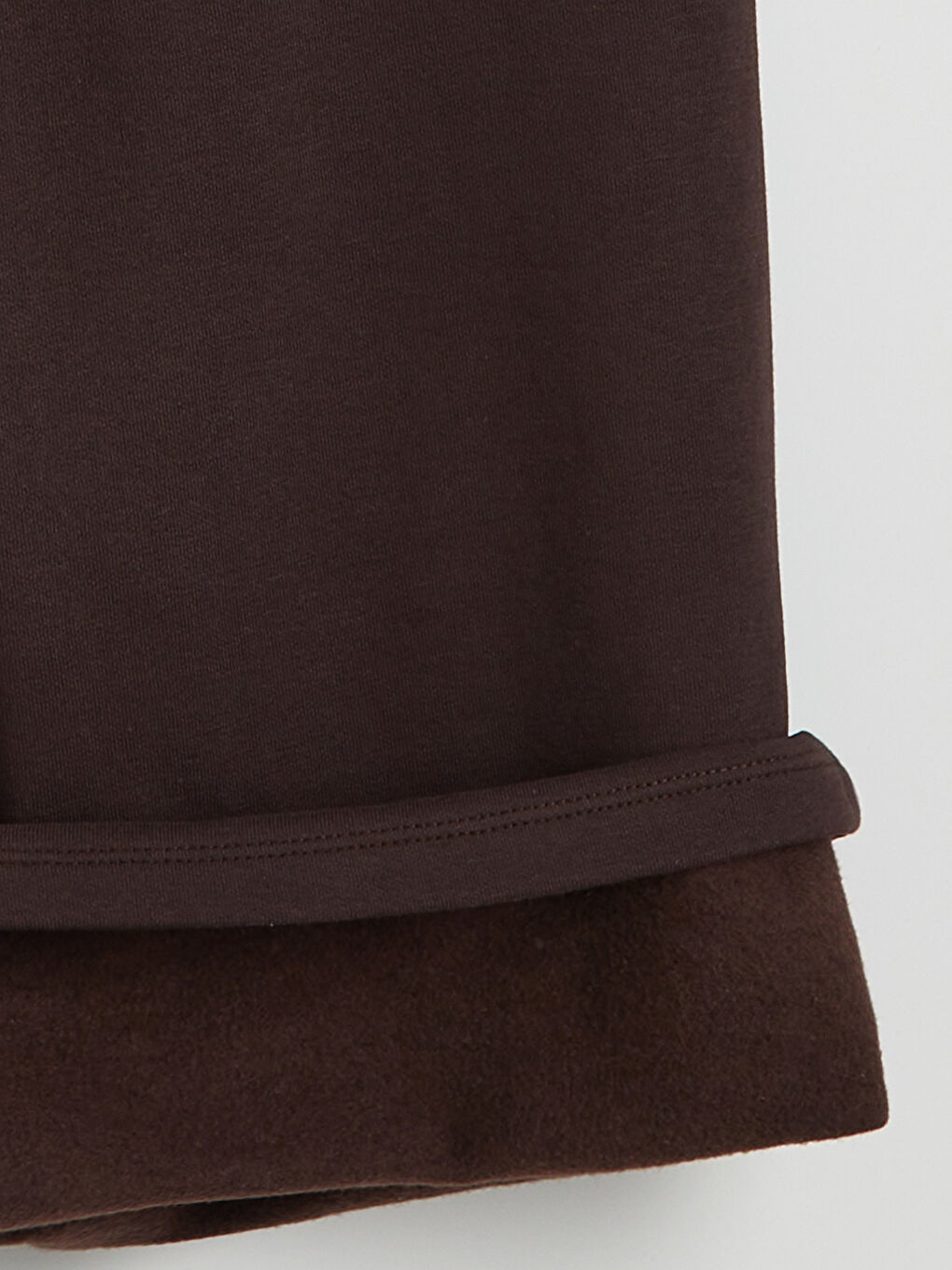 Kahverengi Athletics Baskılı Kadın Kalın Eşofman Altı-5