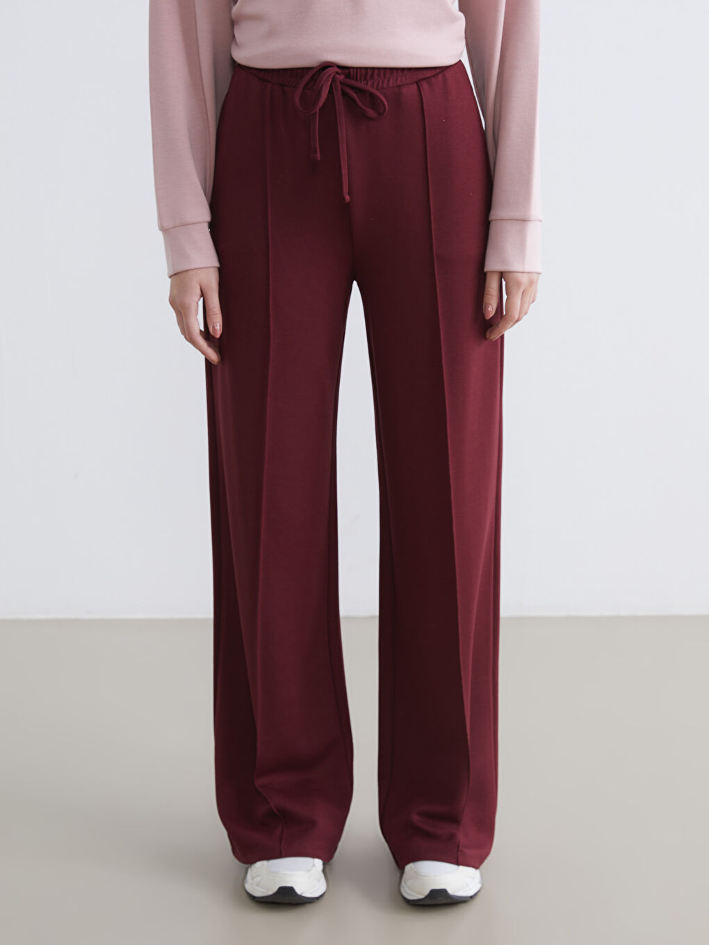 Woman BORDEAUX Sweatpants-1