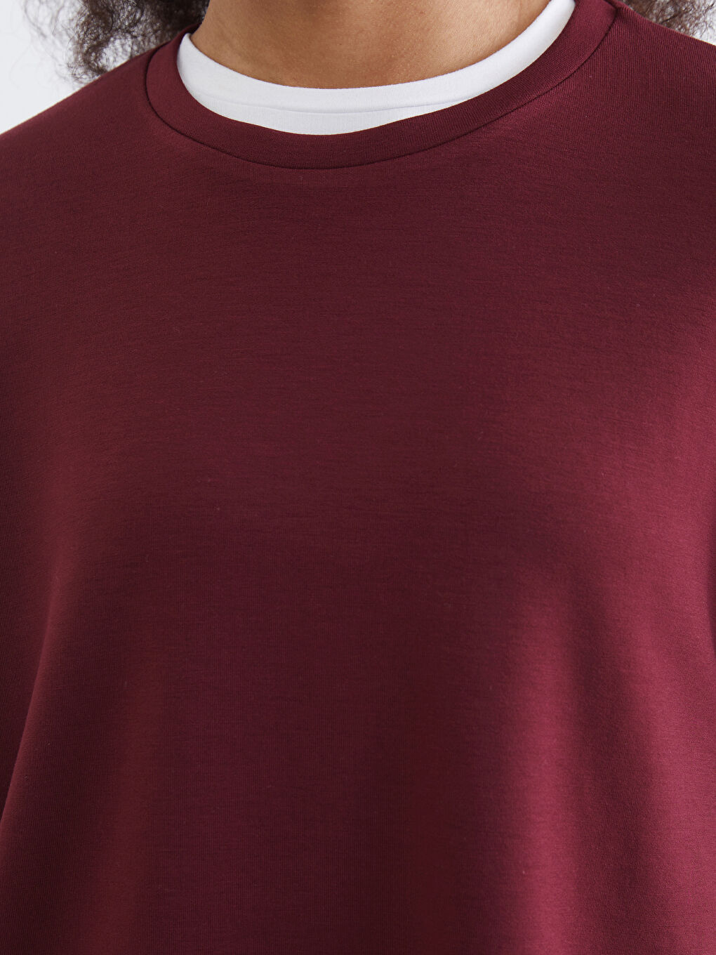 Crew Neck Soft Touch Women's Sweatshirt-2