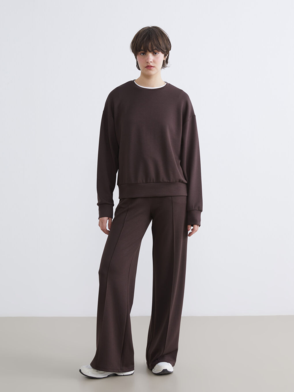 Crew Neck Soft Touch Women's Sweatshirt-1