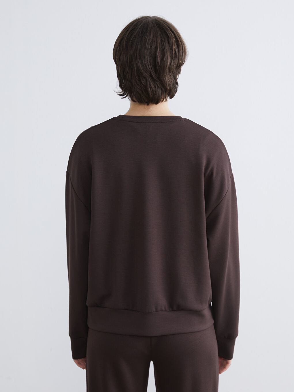 Crew Neck Soft Touch Women's Sweatshirt-3