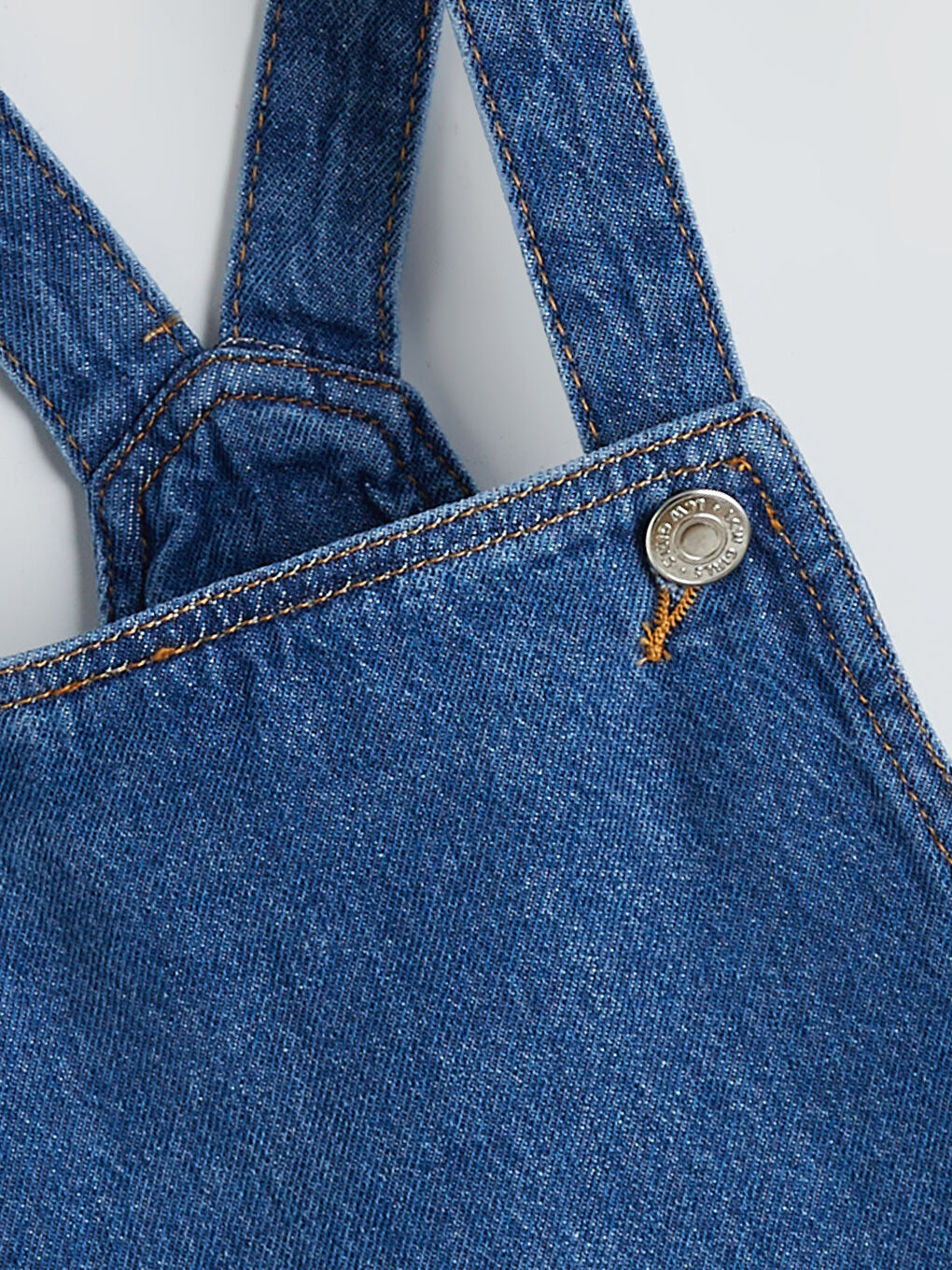 İndigo Kız Çocuk Salopet Elbise-1