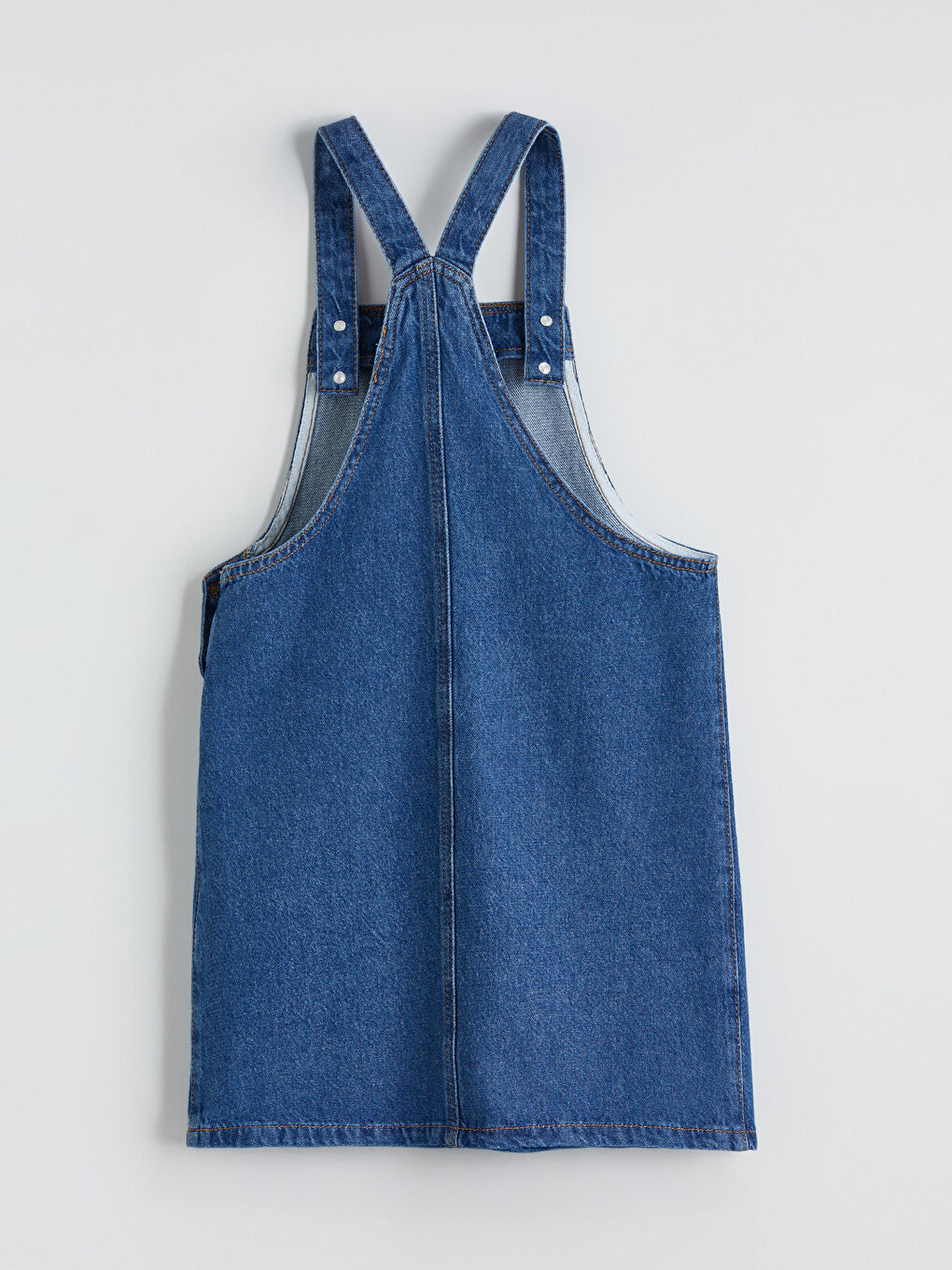 İndigo Kız Çocuk Salopet Elbise-2