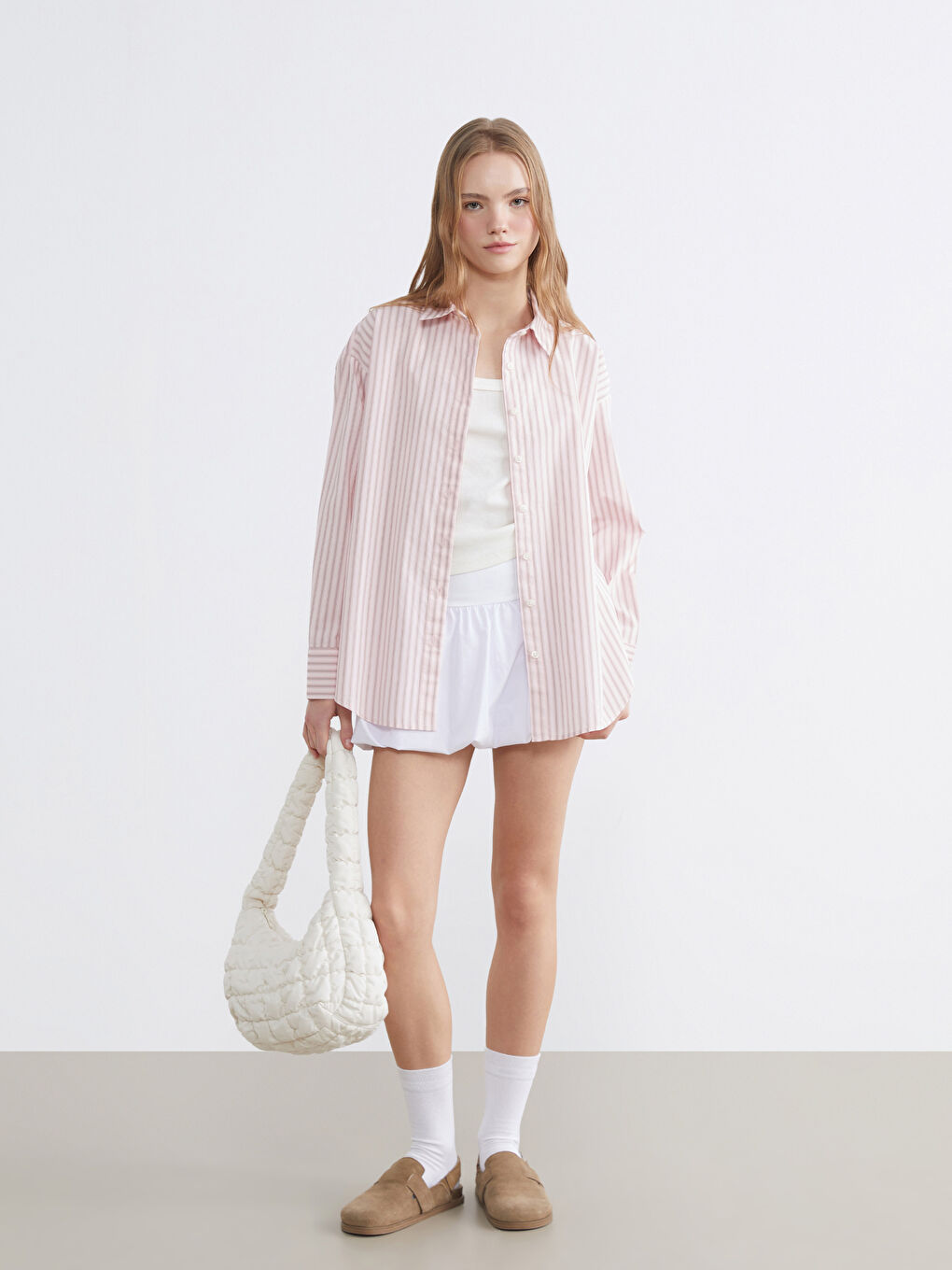 Žena RUŽIČASTA Košulja-1