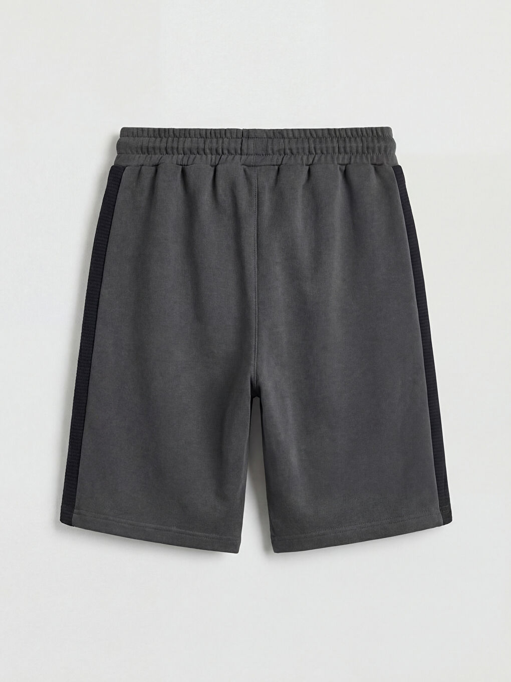 Antrasit Beli Lastikli Erkek Çocuk Şort-1