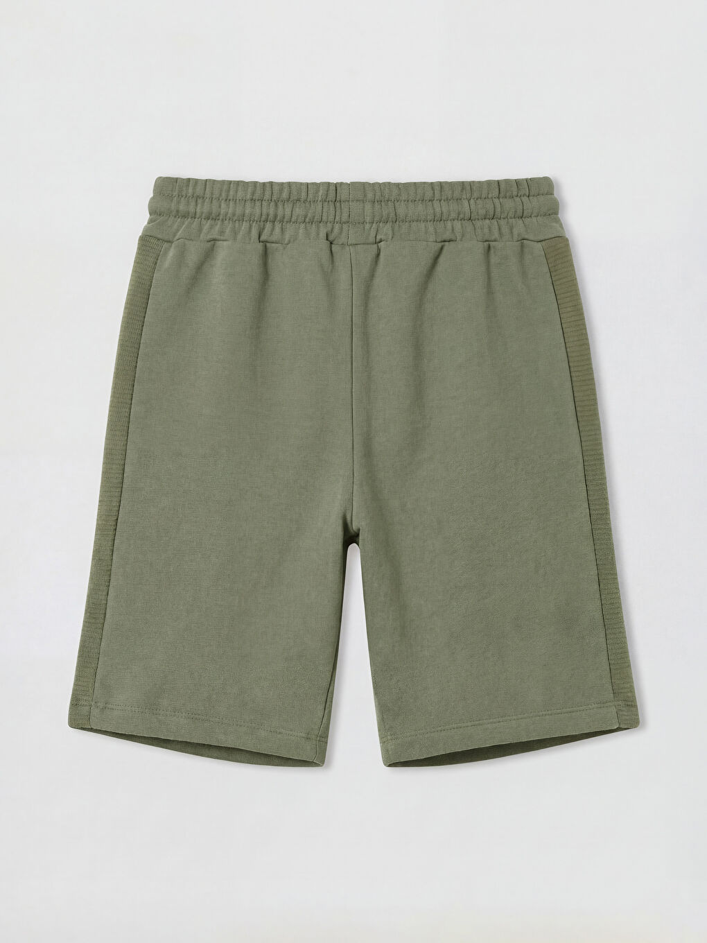 Haki Beli Lastikli Erkek Çocuk Şort-1