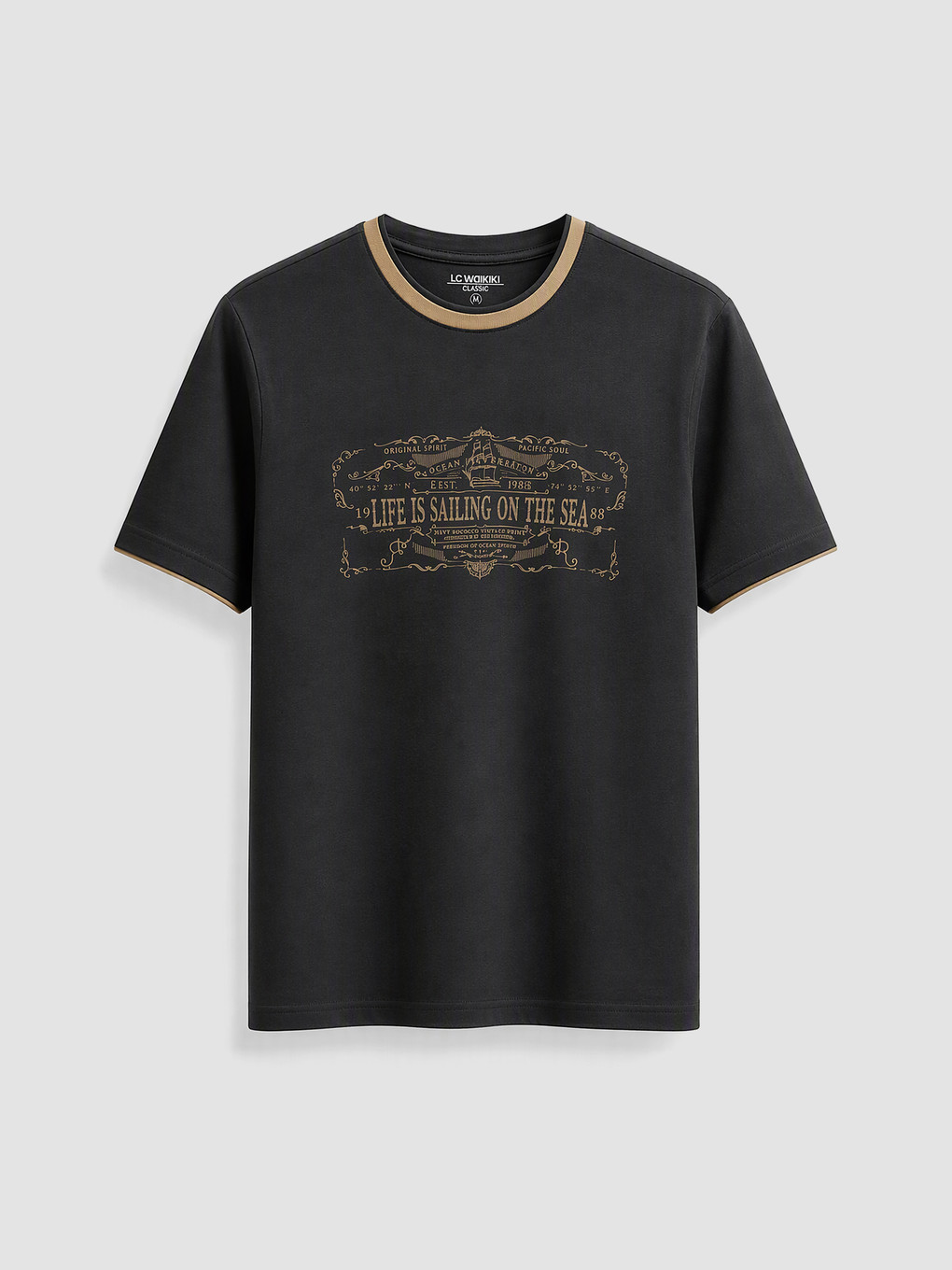 Crew Neck Jersey Men's T-shirt