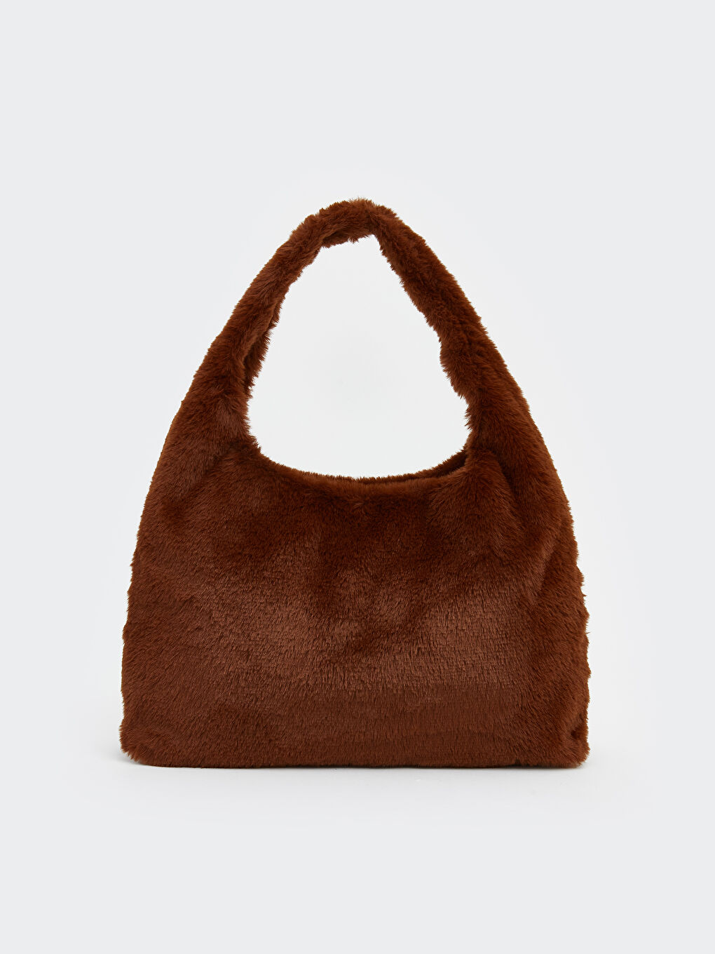 Kahverengi Kürk Kadın Omuz Çantası