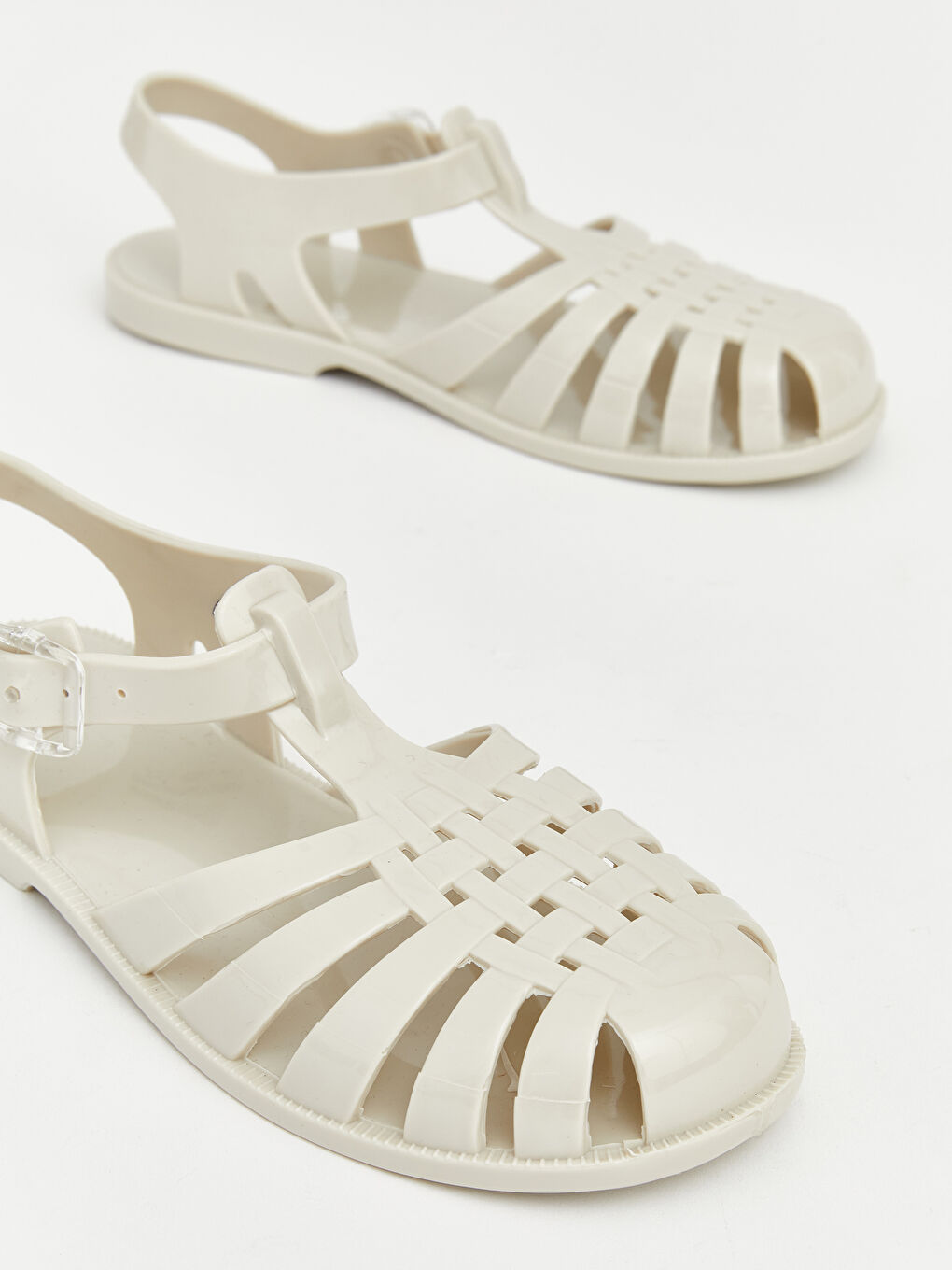 Bej Kız Çocuk Sandalet-2