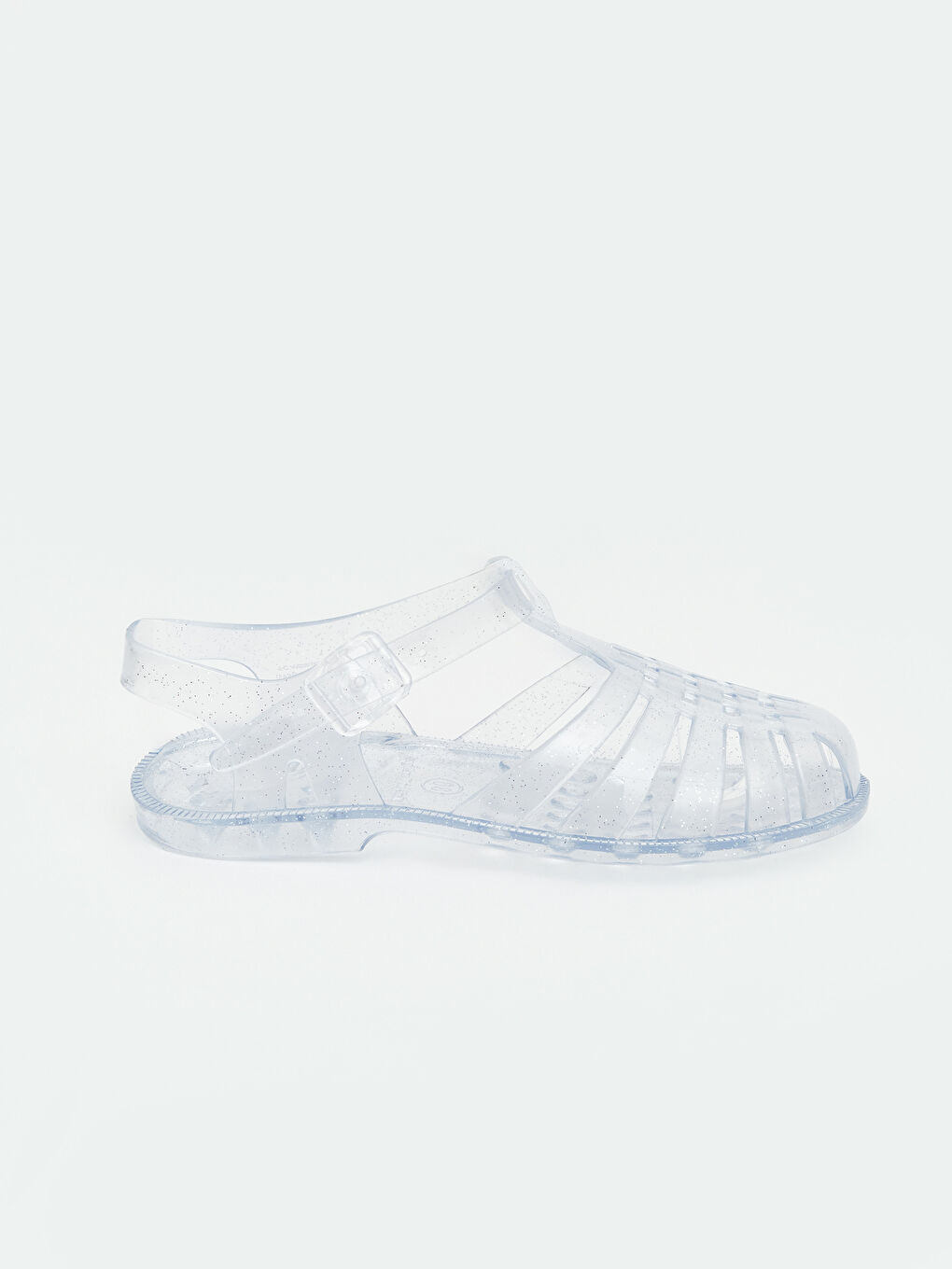 Renksiz Kız Çocuk Sandalet-1