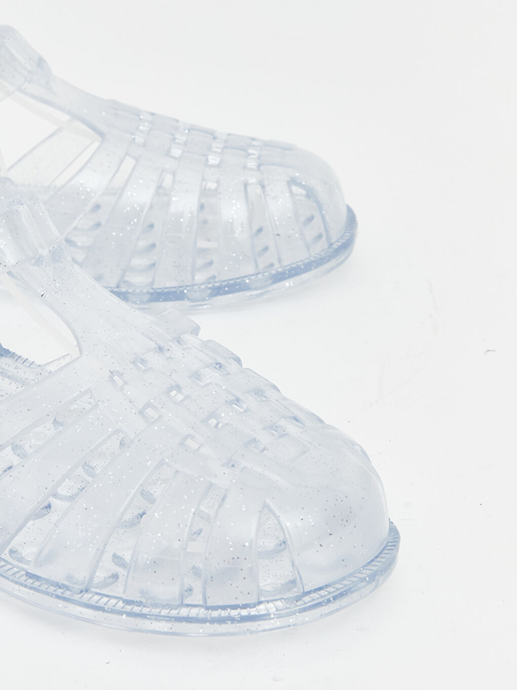 Renksiz Kız Çocuk Sandalet-2