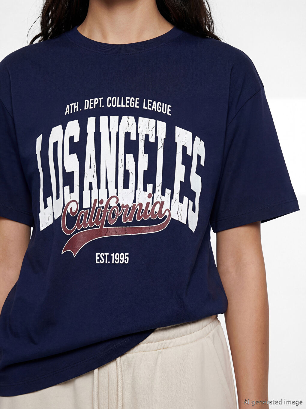 TAMNO PLAVA majica Žena-2