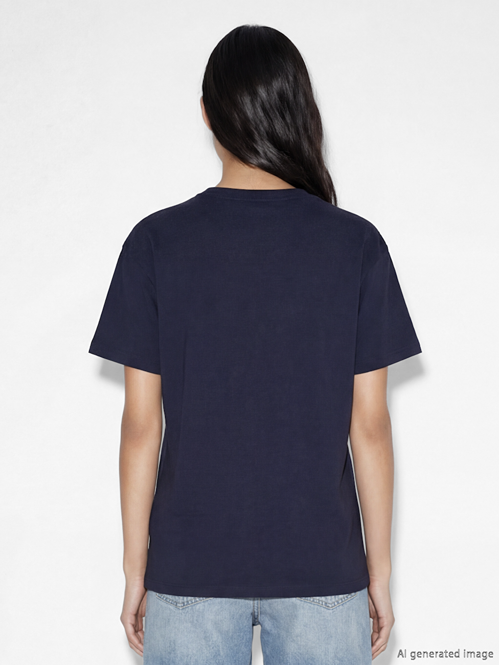 TAMNO PLAVA majica Žena-3