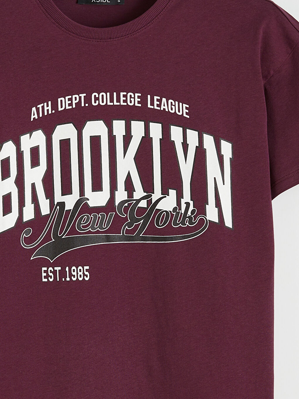 Женщины Сливовый футболка-4