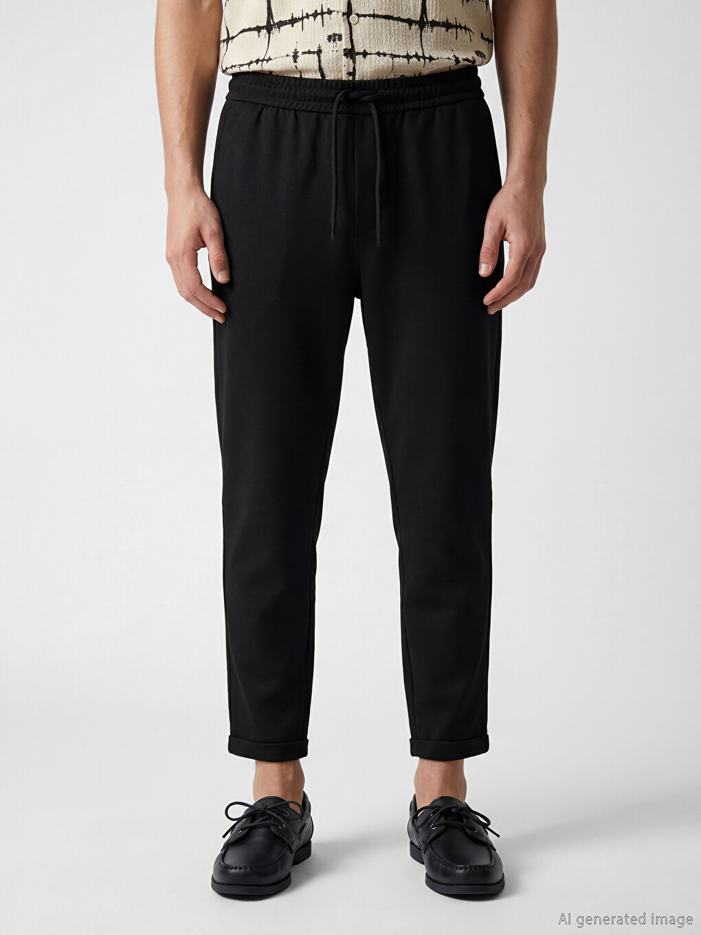 LCW Vision Men's Regular Fit Trousers with Elastic Waistband