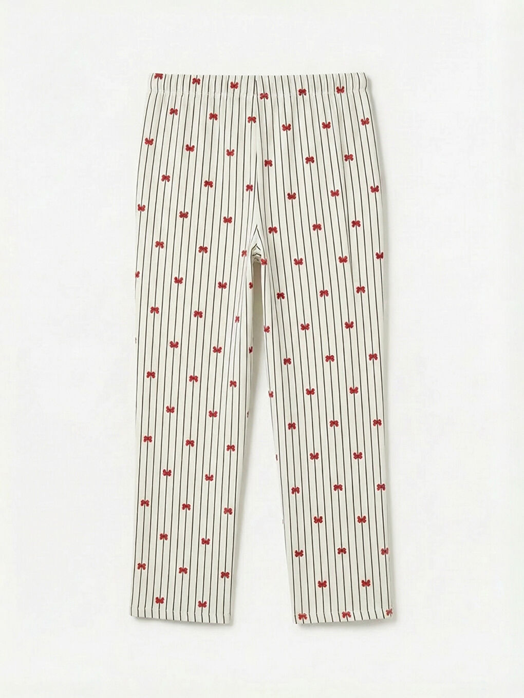 Ekru Minnie Mouse Baskılı Kadın Pijama Takım-8