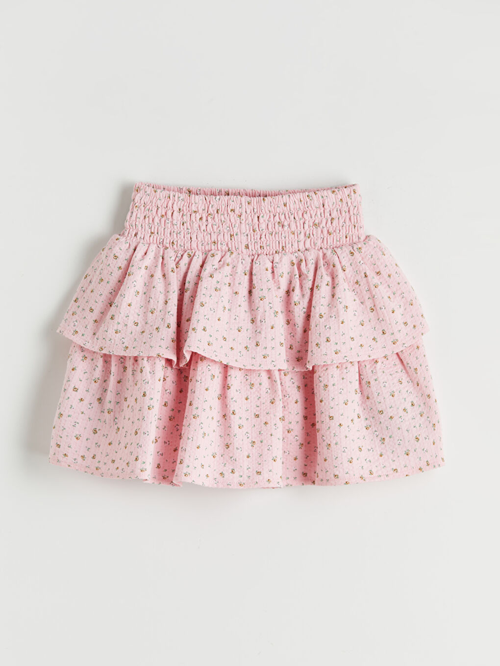 Ensemble à jupe floral pour filles-4