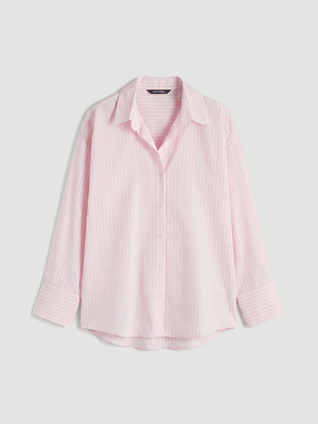 Striped Oversize Oxford Women's Shirt-4