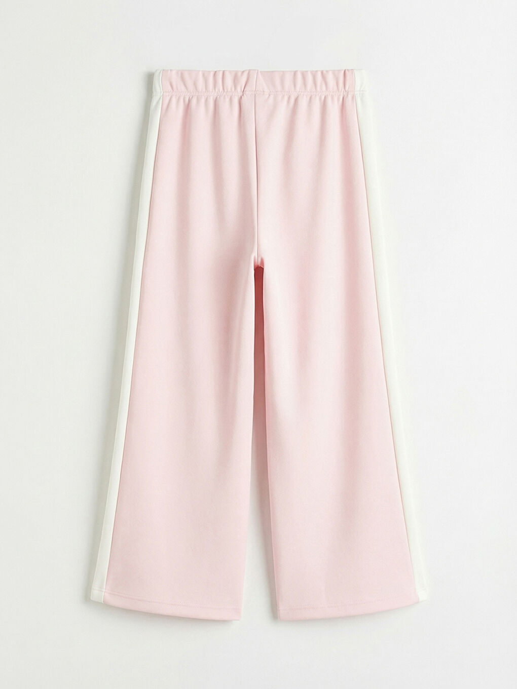 Pembe Soft Touch Şerit Detaylı Kız Çocuk Eşofman Altı-1