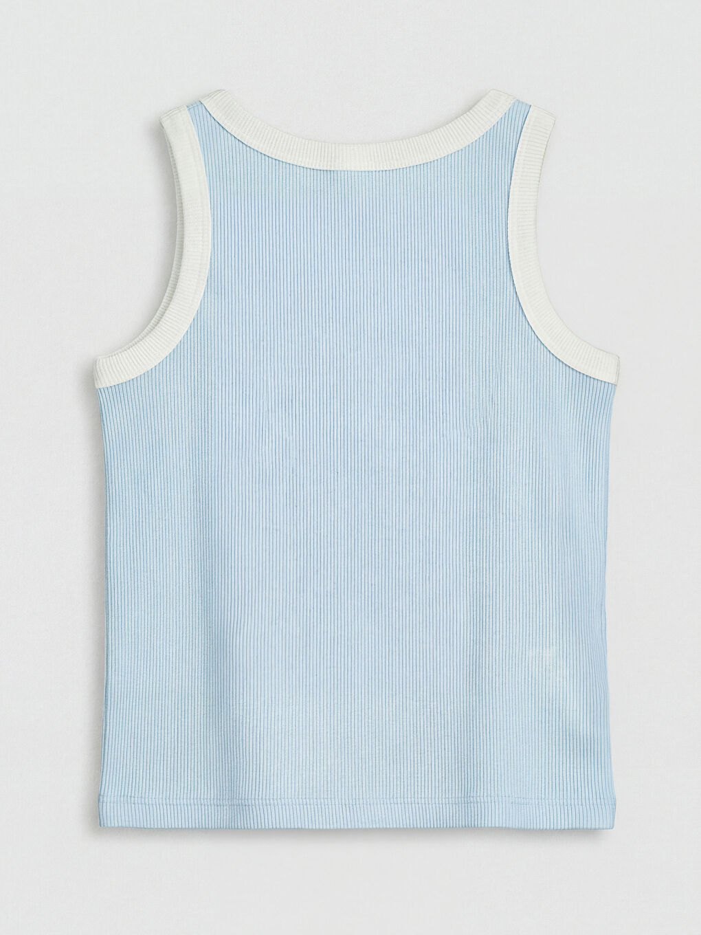 Stitch Printed Girls' Ribbed Tank Top-1