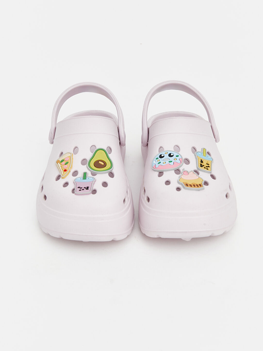 Lila Baskılı Kız Çocuk Plaj Sandaletİ-2