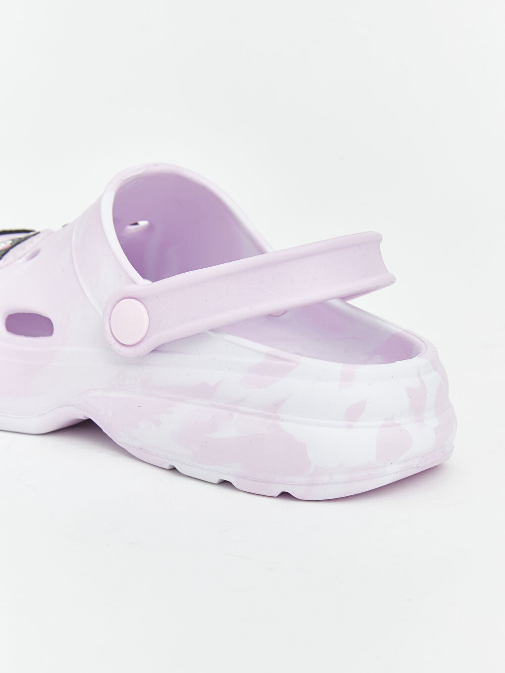 Lila Kuromi Baskılı Kız Çocuk Plaj Sandaleti-4