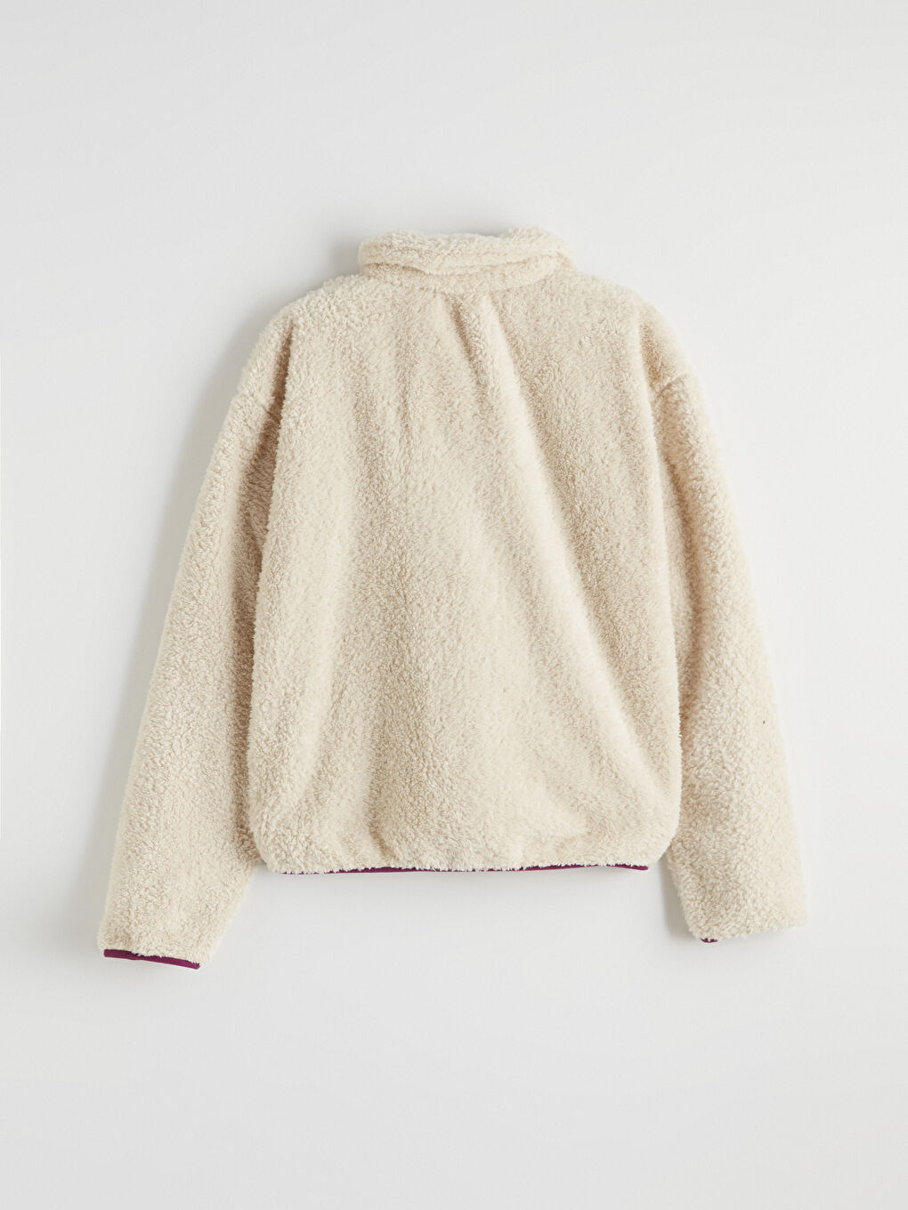 Funnel Neck Girls' Sweatshirt and Sweatpants-3