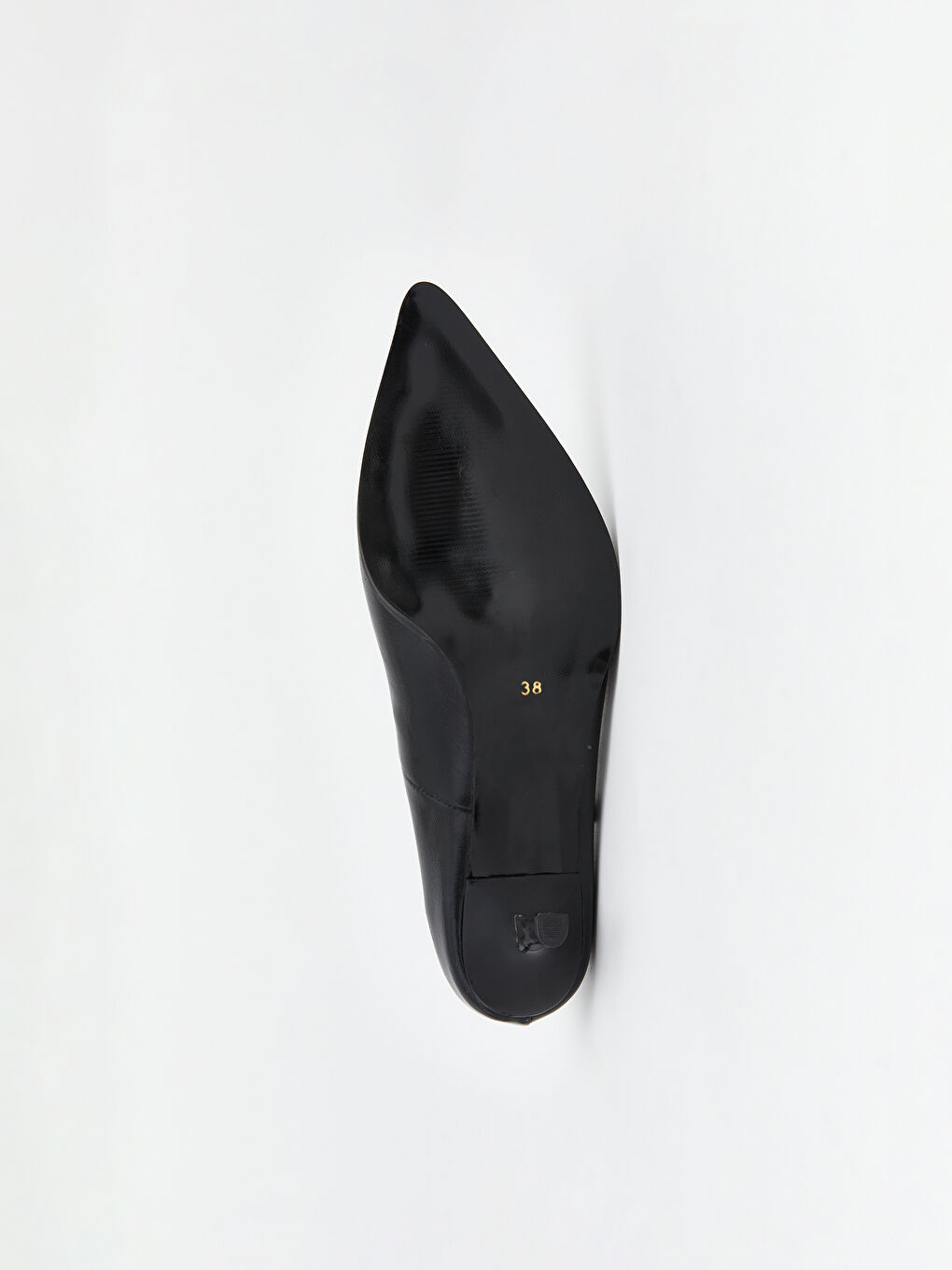 Siyah Sivri Burun Kadın Topuklu Ayakkabı-3