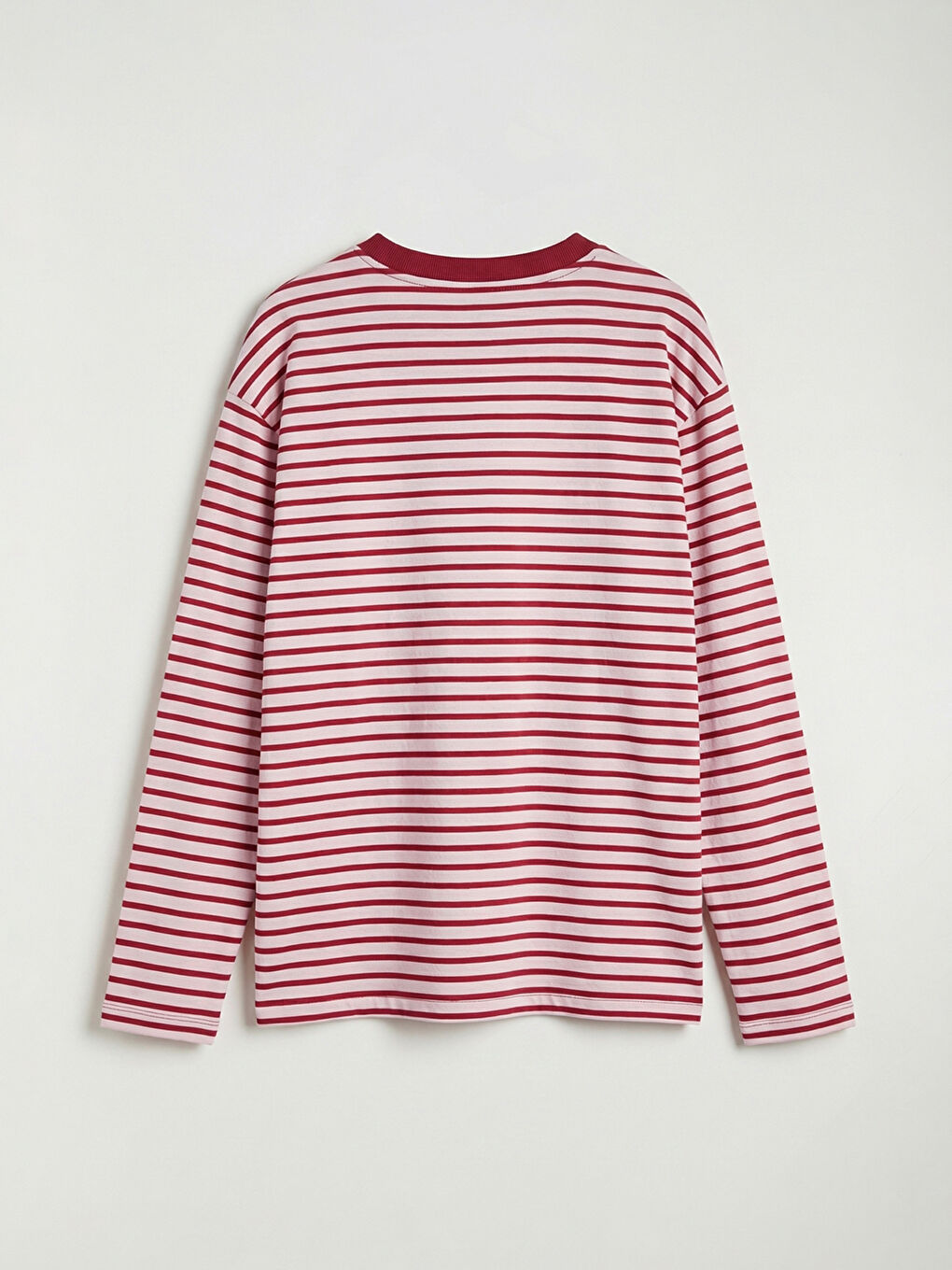 Pembe Çizgili Kız Çocuk Tişört ve Tayt Pantolon	-2