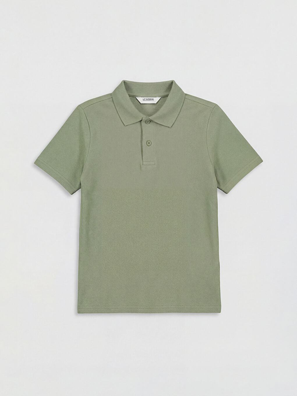 Yeşil Polo Yaka Erkek Çocuk Tişört