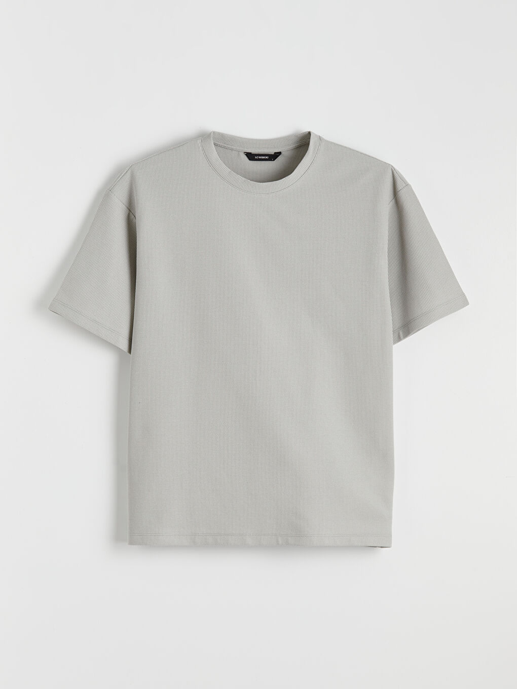 Yeşil Bisiklet Yaka Erkek Tişört-4