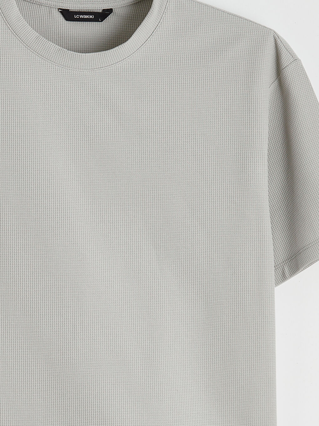 Yeşil Bisiklet Yaka Erkek Tişört-5