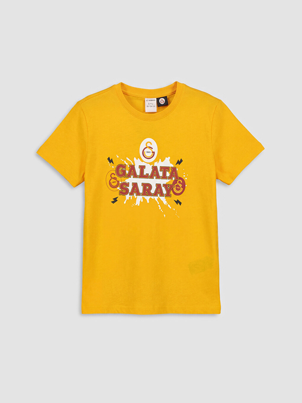 Turuncu Galatasaray Baskılı Erkek Çocuk Pijama Üst