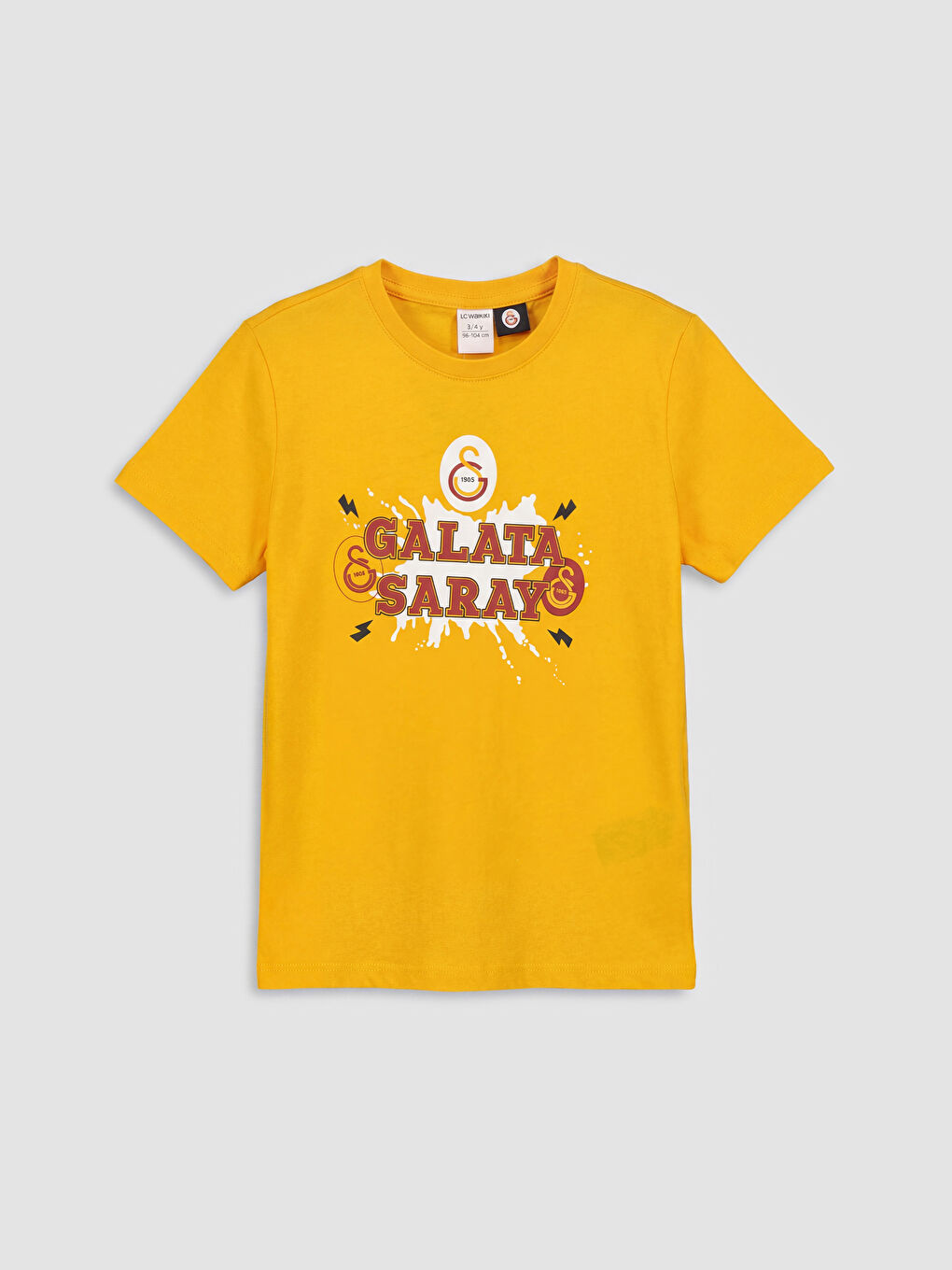 Turuncu Galatasaray Baskılı Erkek Çocuk Şortlu Pijama Takımı-1