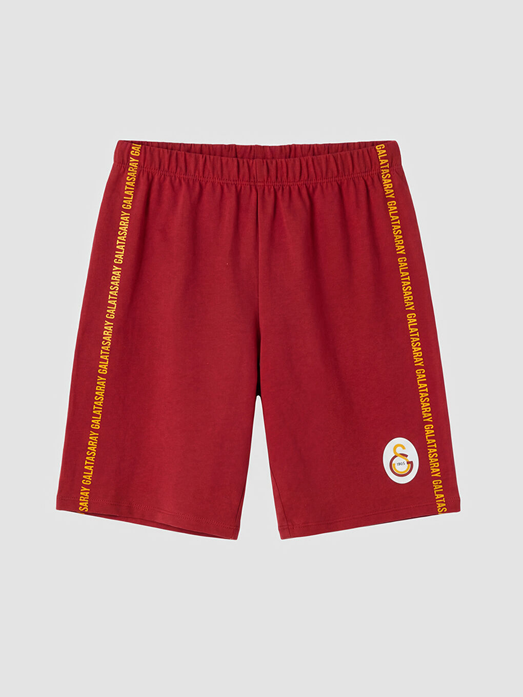 Turuncu Galatasaray Baskılı Erkek Çocuk Şortlu Pijama Takımı-2