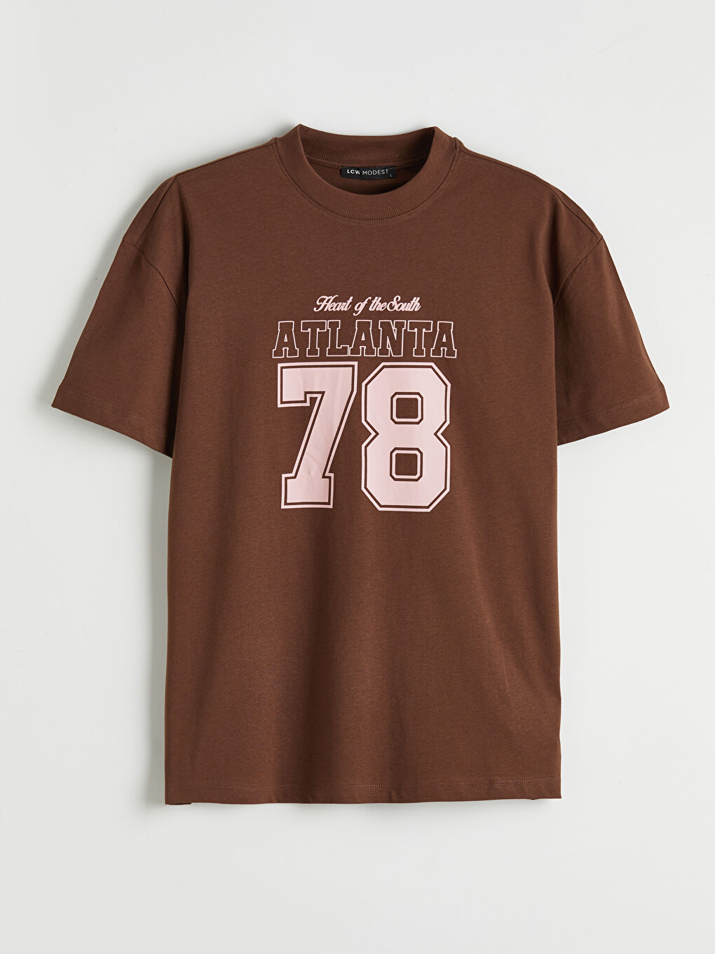 Женская футболка с круглым вырезом и принтом «Atlanta»-4