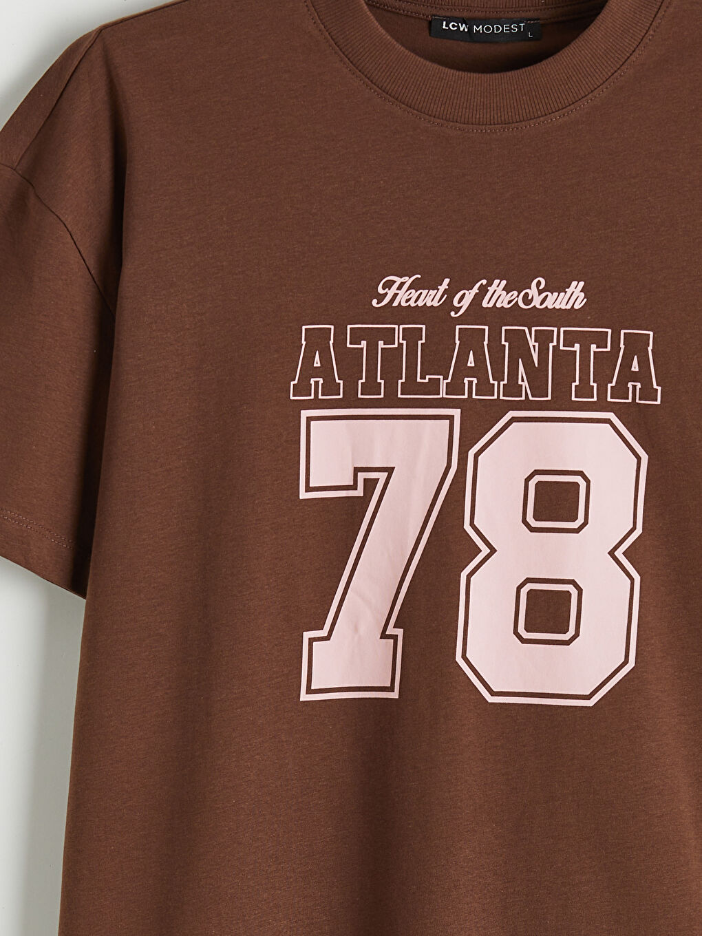 Женская футболка с круглым вырезом и принтом «Atlanta»-6