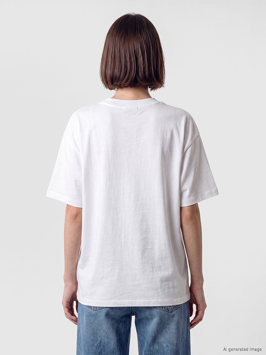 T-shirt À Col Rond Imprimé New York Pour Femme-3