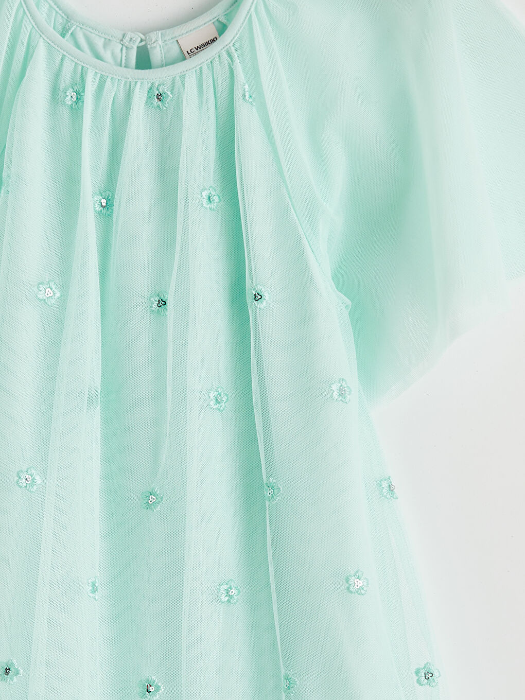 فستان فيروزي فتاة-2