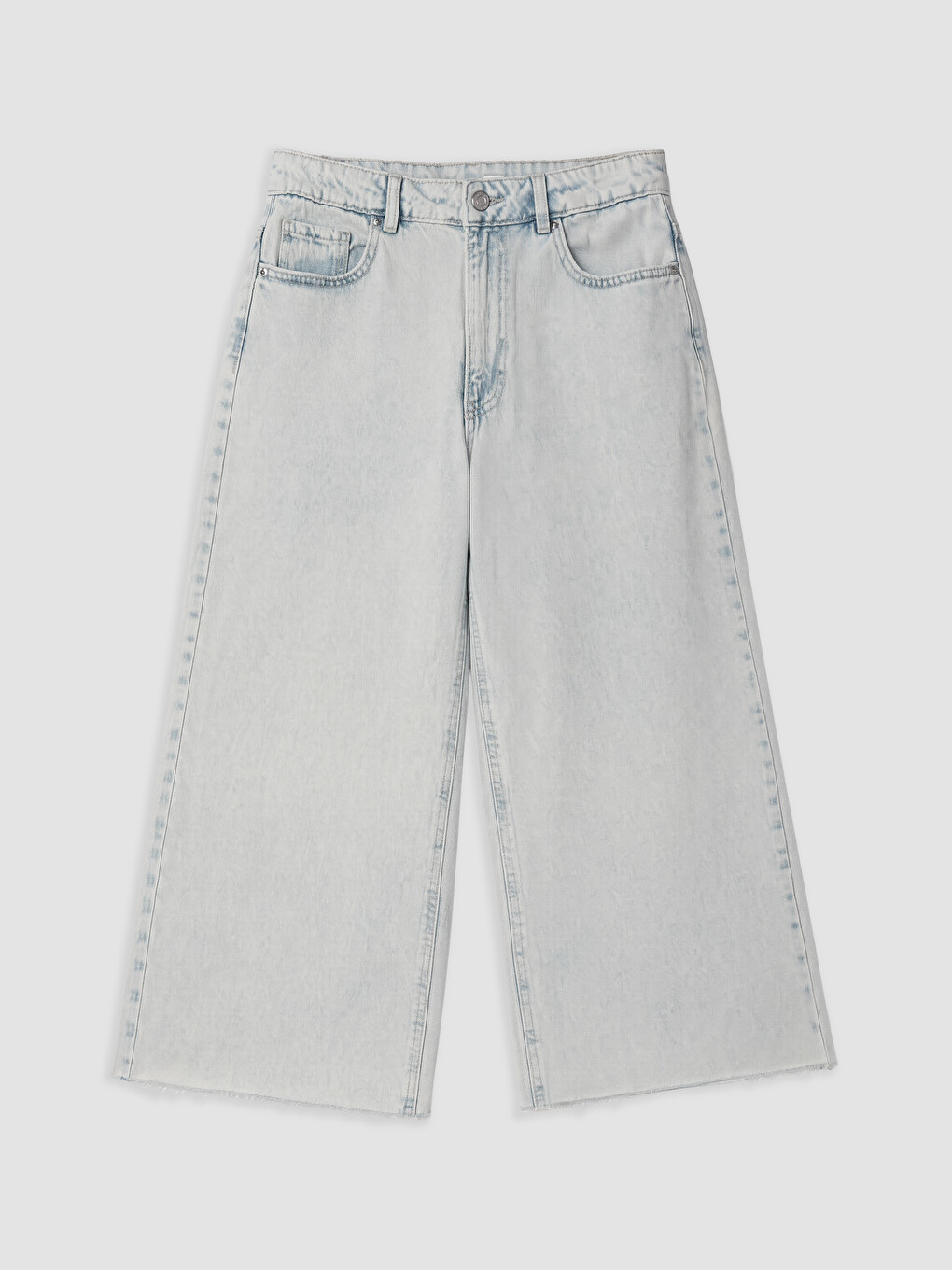Yüksek Bel Wideleg Fit Kadın Jean Pantolon